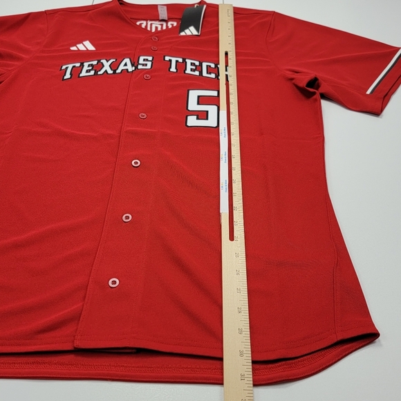 Adidas Texas Tech University Patrick Mahomes Baseball Jersey JP3739 Men Sz L New - Picture 8 of 9